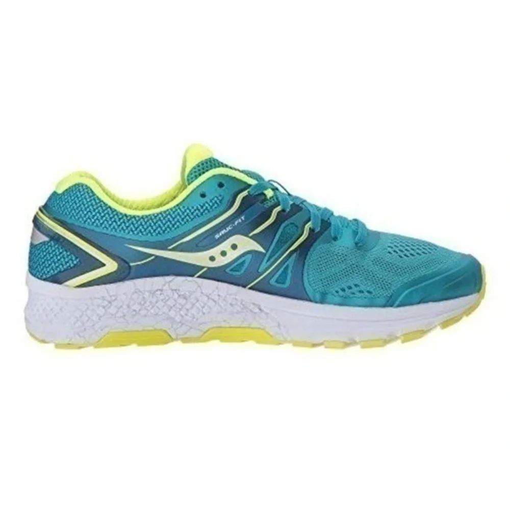 Saucony Women's Omni 16 Running Shoes, Teal/Citron, size 7
